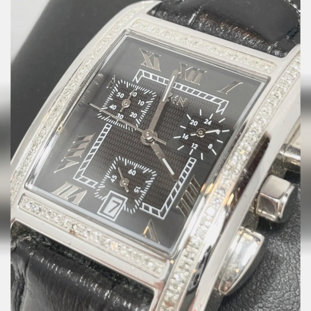 Zen Diamond W007532 Rectangular Chronograph Watch… - image 1